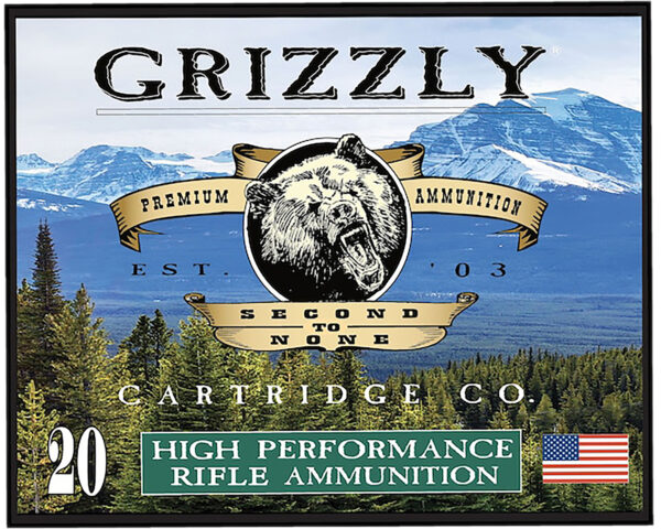 Grizzly Ammo GC357S3 .357 Sig 125 gr FMJ Flat Point, 20/Box