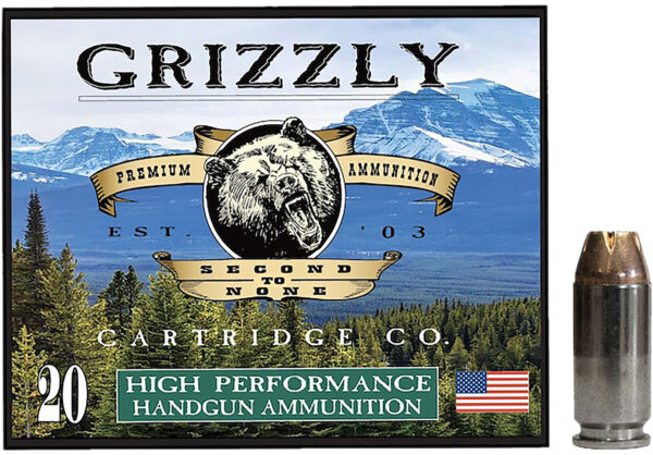 Grizzly Ammo GC4SW4 40 S&W 180gr JHP 20/Box