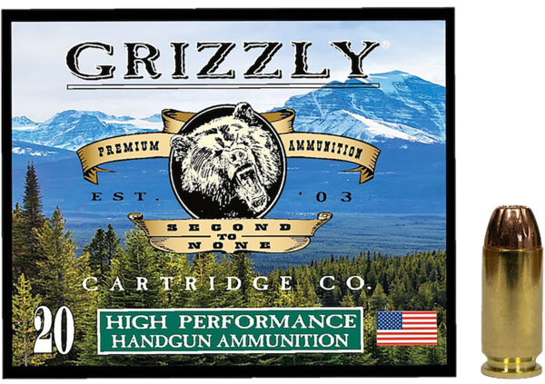 Grizzly Ammo GC4SW1 40 S&W 200 gr JHP 20 rd Box