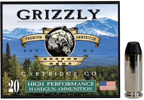 179687 Grizzly Ammo GC10M10 10mm 220 gr Full Metal Jacket Flat Point 20rd