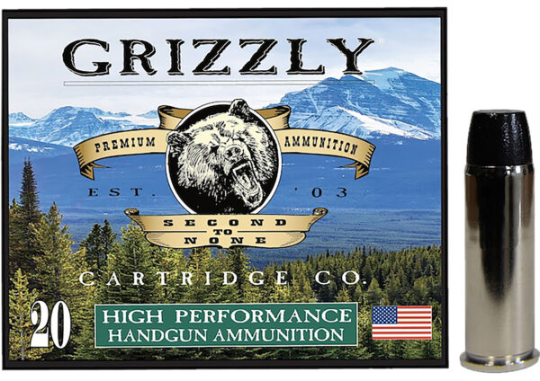 Grizzly Ammo GC44M9 44RemMag 260gr Wide Flat Nose 20/Box