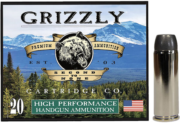 179703 Grizzly Ammo GC45C4 45Colt 265gr Wide Flat Nose 20/Box