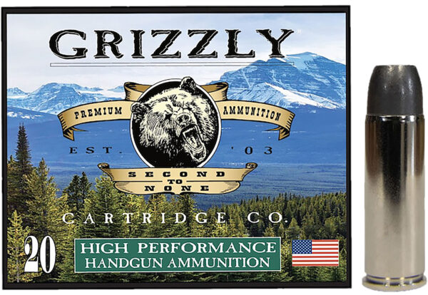 Grizzly Ammo GC45C+P14 .45 Long Colt +P 335 gr, 20/Box