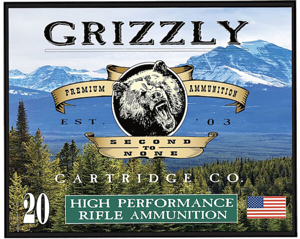 179715 Grizzly Ammo GC45/70+P10 45-70 Gov+P 525gr FMJ-FP