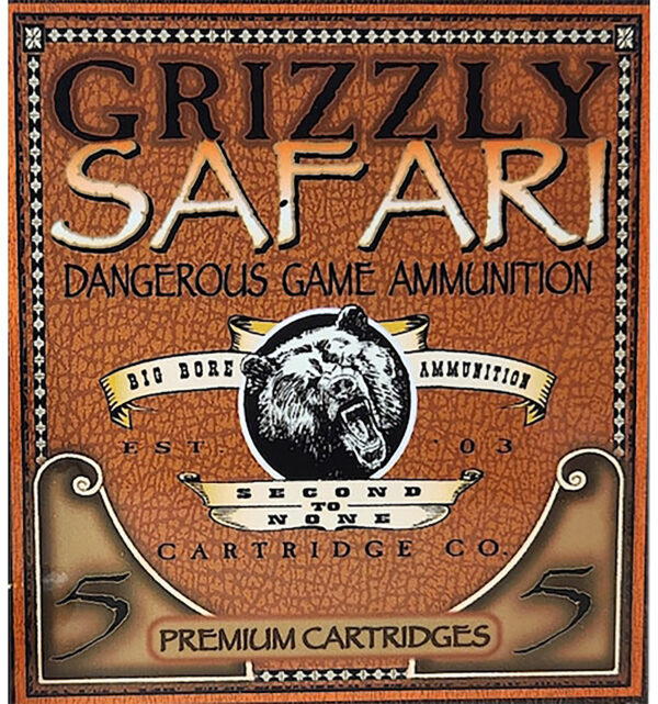 179719 Grizzly Ammo 500-416 Nitro Express 400 gr Solid Brass, 5/Box