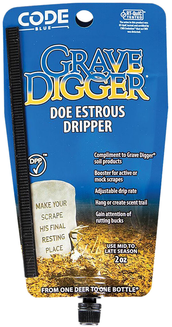 179795 Code Blue Grave Digger Doe Estrous Dripper 2 fl. oz.