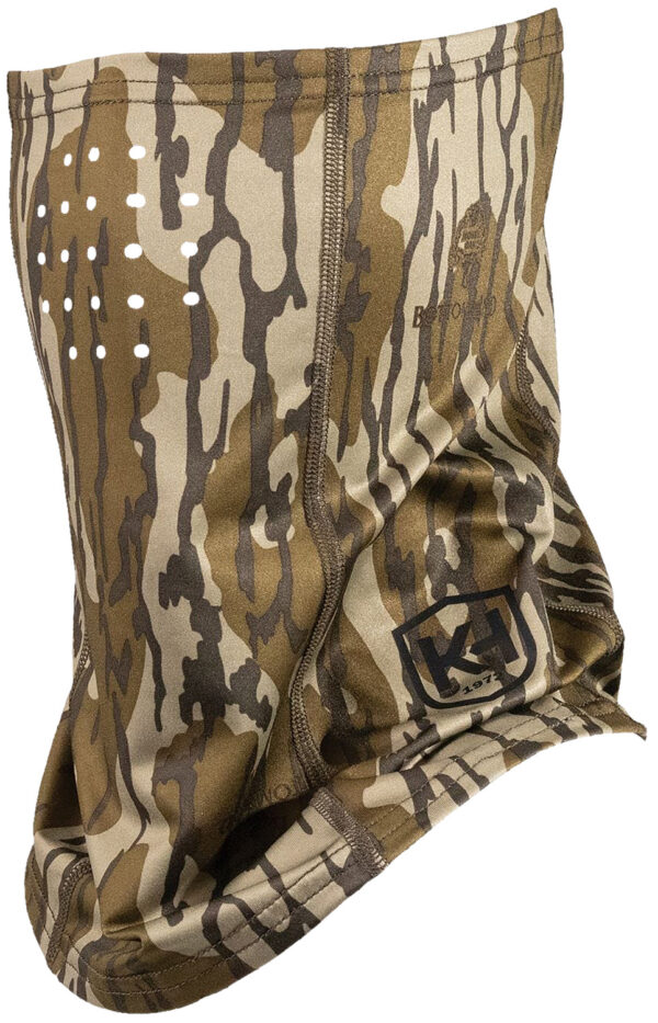 179810 Moultrie KHT0213 Run N Gun Mossy Oak Bottomland 1/2 Face Mask OSFM
