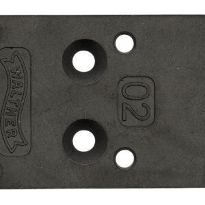 Walther Arms 5136209 Optic Plate  Black Steel Fits Walther PDP 2.0