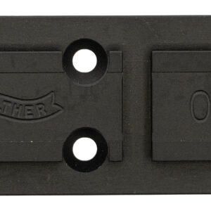 Walther Arms 5136211 Optic Plate  Black Steel Fits Walther PDP 2.0