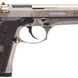 Derya Melik 9mm 4.90″ 15+1 Nickel Engraved
