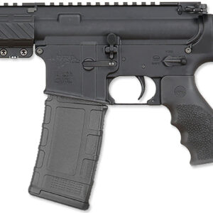 Rock River Arms BLK2132 LAR-15M  300 AAC Blackout 30+1 8″ Black M-LOK Handguard, Black Aluminum Picatinny Rail Receiver, Black Polymer SB Tactical SBA3 Arm Brace, Black Hogue Rubber Grip