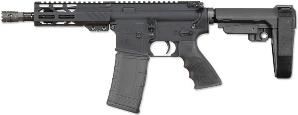 Rock River Arms BLK2132 LAR-15M  300 AAC Blackout 30+1 8″ Black M-LOK Handguard, Black Aluminum Picatinny Rail Receiver, Black Polymer SB Tactical SBA3 Arm Brace, Black Hogue Rubber Grip