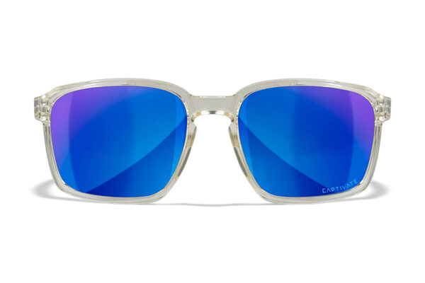 Wiley X Eyewear Alfa AC6ALF09 M/L Blue Mirror Lens
