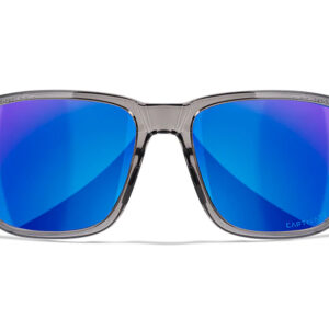 Wiley X Trek AC6TRK09 M/L Blue Mirror Lens, Dark Gray Frame