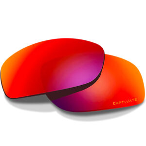 Wiley X P-17RM Twisted Red Mirror Shooting Glasses