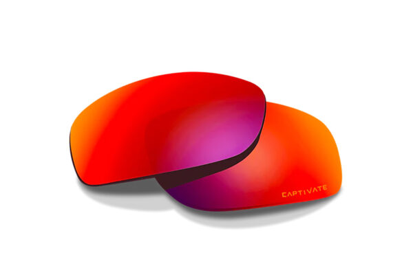 Wiley X P-17RM Twisted Red Mirror Shooting Glasses