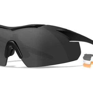Wiley X 3502 VAPOR Shooting Glasses — Smoke Gray/Clear