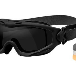 Wiley X SPEAR SP293B Goggles, Smoke Gray/Clear/Light Rust