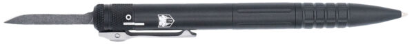 180334 CobraTec Knives CNCOTFPBLKGEN2 Tactical Pen Gen II Black Aluminum D2 Steel Blade, Includes Pocket Clip