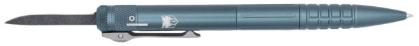 180335 CobraTec Knives CNCOTFPGRYGEN2 Tactical Pen Gen II Gray Aluminum D2 Steel Blade, Includes Pocket Clip