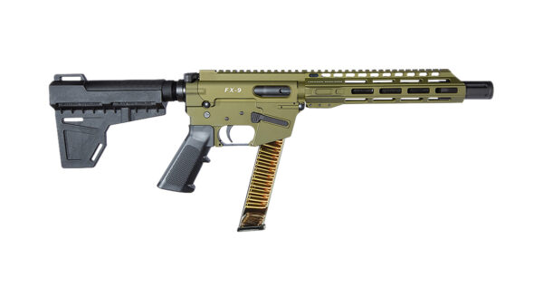 180396 FREEDOM ORDNANCE FX9P 9mm 31+1 10-inch OD Green