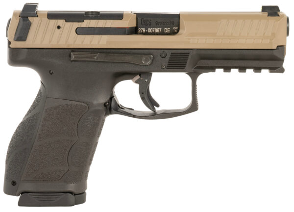 180681 H&K VP9A1 Full-Size 9mm 15 + 1 4.53″ Brown Frame