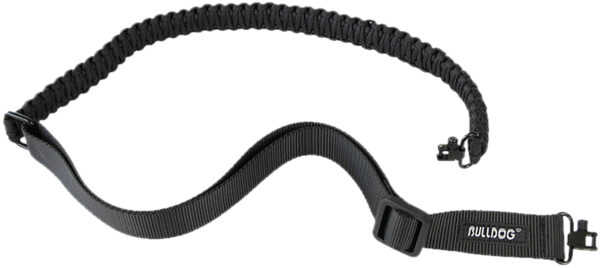 Bulldog Paracord Rifle Sling w/ Locking Swivels — Black