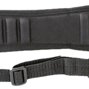 Bulldog Ribbed Rifle Sling w/ Locking Swivels, Black