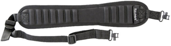 Bulldog Ribbed Rifle Sling w/ Locking Swivels, Black