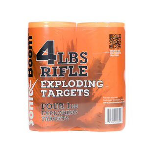 Sonic Boom 1 lb Exploding Rifle Target, 4 Pack