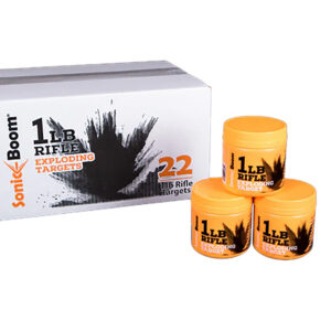 Sonic Boom Exploding Rifle Targets 1 lb, 22 Pack