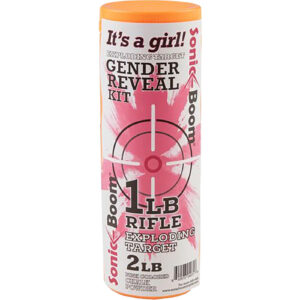 Sonic Boom Gender Reveal Exploding Target – Girl, 1 lb