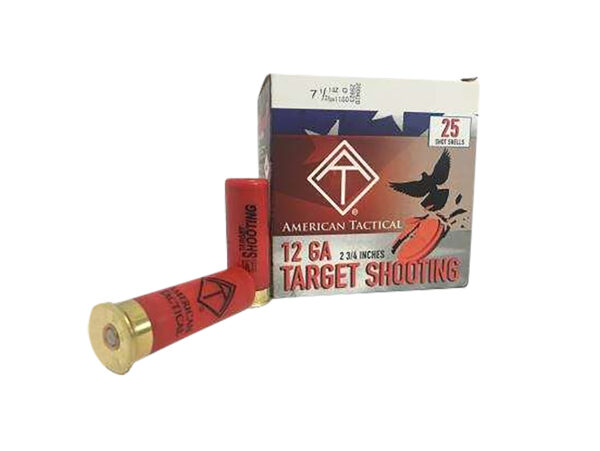 American Tactical ATI 12 Gauge 2.75″ 1 oz #7.5 Shot 25/Box