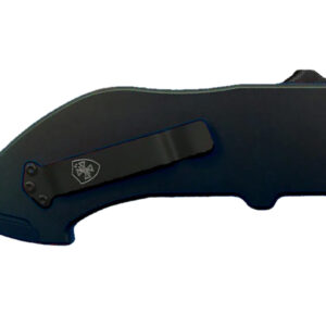 Templar Knife  Squire Utility OTF Razor Plain Black Anodized 5.38″ Aluminum Handle