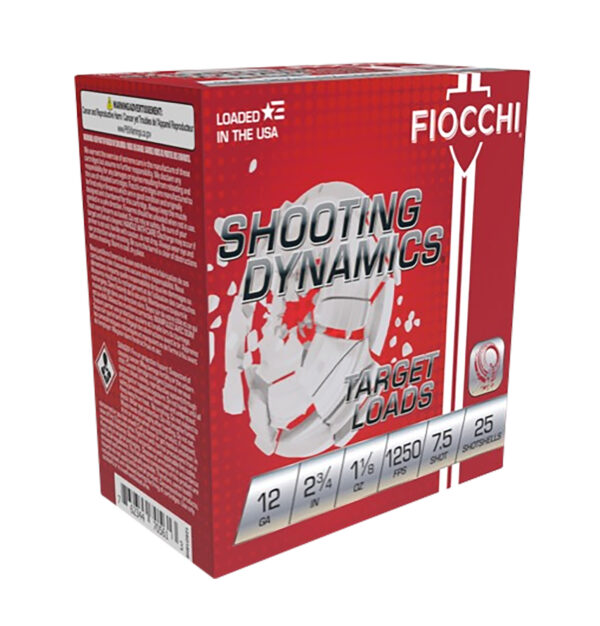 181150 Fiocchi Shooting Dynamics 12ga 2.75in 1-1/8oz #7.5 25ct