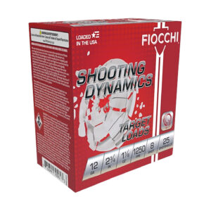Fiocchi Shooting Dynamics 12GA 2.75in 1-1/8oz 8 Shot 25rd