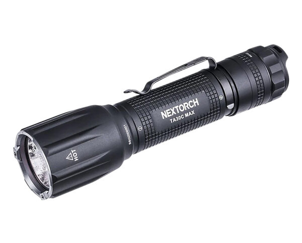181260 Nextorch Tactical Flashlight Black 3000 Lumens 390 Meters Beam Distance