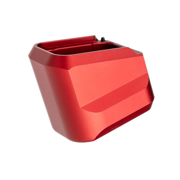 181521 Tyrant CNC TDVP9MAGEXRED Magazine Extension Fits H&K VP9/VP40/VP30 5rd Red Aluminum