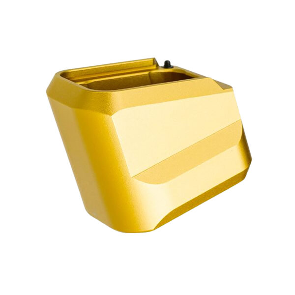181524 Tyrant CNC TDVP9MAGEXGOLD Magazine Extension Extension Fits H&K VP9/VP40/VP30 5rd Gold Aluminum