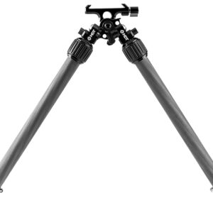 Mdt Sporting Goods Inc 114700BLK Mountain Bipod 2.70-15.80″ High Black Carbon Fiber/Aluminum