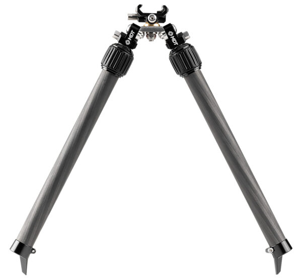Mdt Sporting Goods Inc 114770BLK BackCountry Bipod 7.50-14.30″ High Black Carbon Fiber/Aluminum