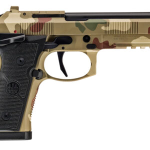 Beretta 92XI SAO 9mm 4.7″ Frog Skin Camo 18rd