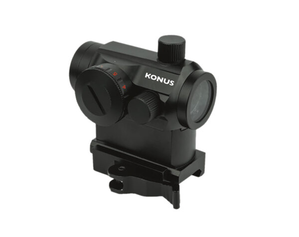 181670 Konus Pro Nuclear Matte Black 1x22mm 3 MOA Red/Green Dot Reticle
