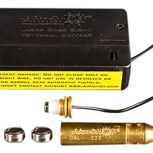 Aimshot BS22320X Laser Boresighter – .223 Rem, Brass, 20X