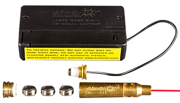 Aimshot BS22320X Laser Boresighter – .223 Rem, Brass, 20X