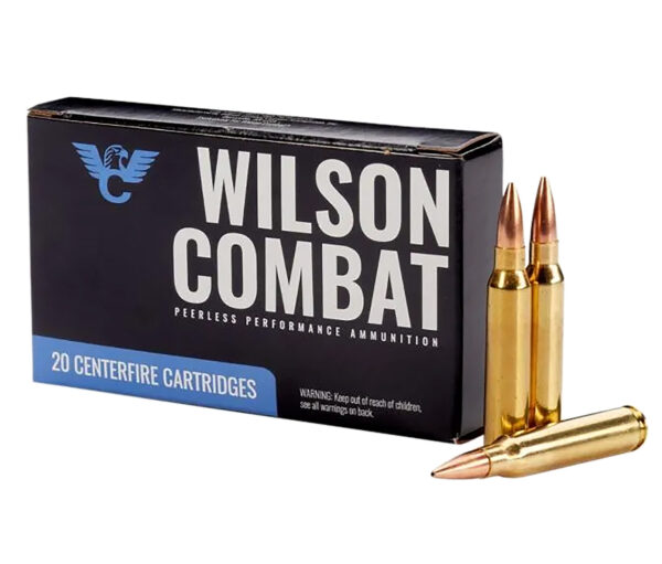 182138 Wilson Combat A22369HPBT 223Rem 69gr Hollow Point Boat Tail Match 20 Per Box/10 Case