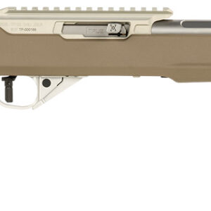 True Precision TP22 22 LR 16″ Match Barrel, FDE Magpul Stock