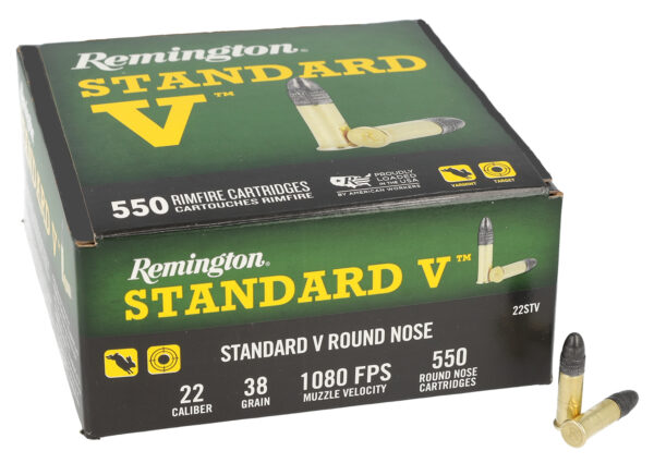 182366 Remington Ammunition R20988 22LR 38gr 550 Per Box/12 Case