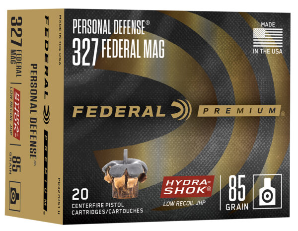 Federal Premium .327 Federal Magnum 85 gr Hydra-Shok JHP, 20rd