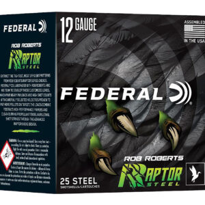 Federal Rob Roberts Raptor 12ga 3″ 1-3/8oz #2 25ct